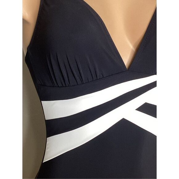 New. Profile by Gottex black swimsuit. Size 12. Retails $149 - Picture 6 of 8